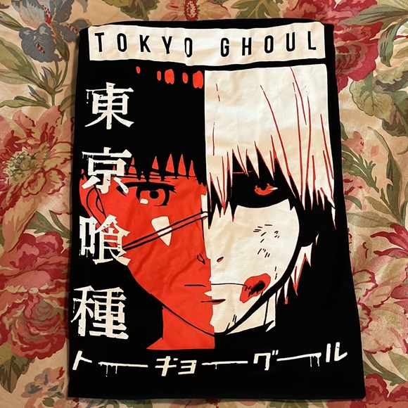 Vintage TOKYO GHOUL Size Large FunImation Graphic Tee Shirt Japan Anime NEW - Picture 12 of 12